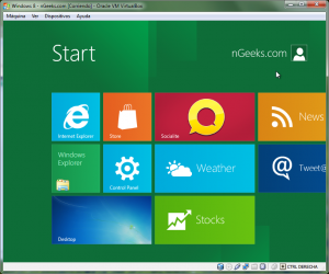 Windows 8 Preview - VirtualBox