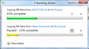 Windows 8 - Transferencia de archivos