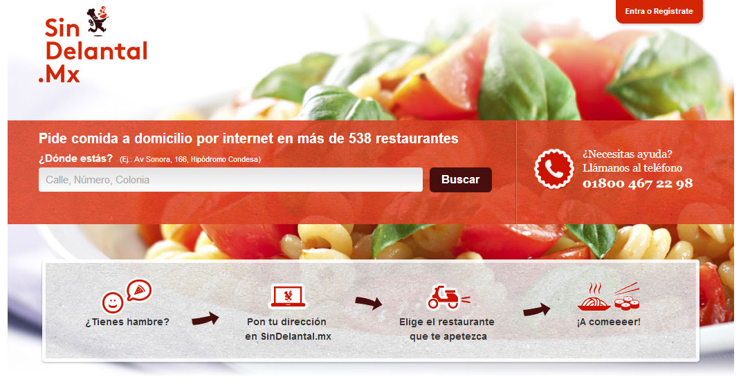 Sindelantal: tu comida a domicilio desde internet