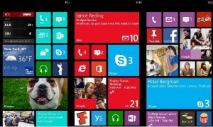 Skype para Windows Phone 8 - Pantalla de inicio