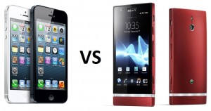 iPhone 5 vs Sony Xperia P