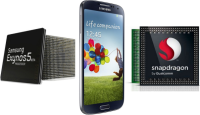 Samsung Galaxy S4 - Exynos 5 Octa - Snapdragon 600