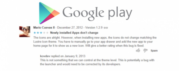 Respuestas a comentarios de desarrolladores