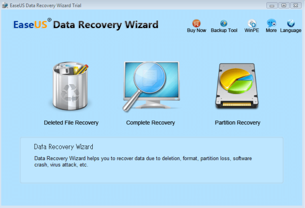 EaseUS Data Recovery Wisard la mejor aplicacion para recuperar informacion